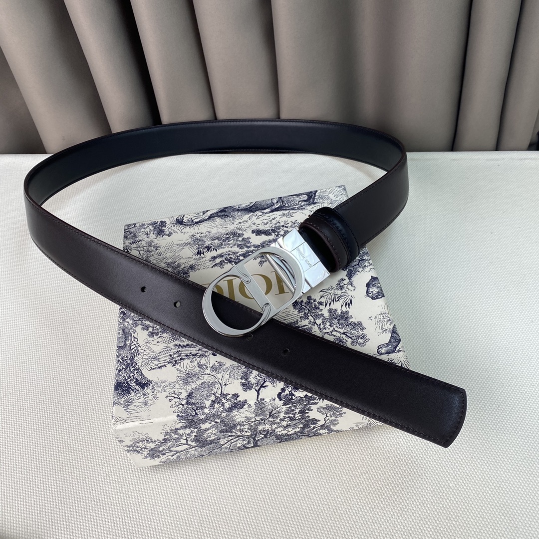 D*ior Belts Top Quality 35MM
