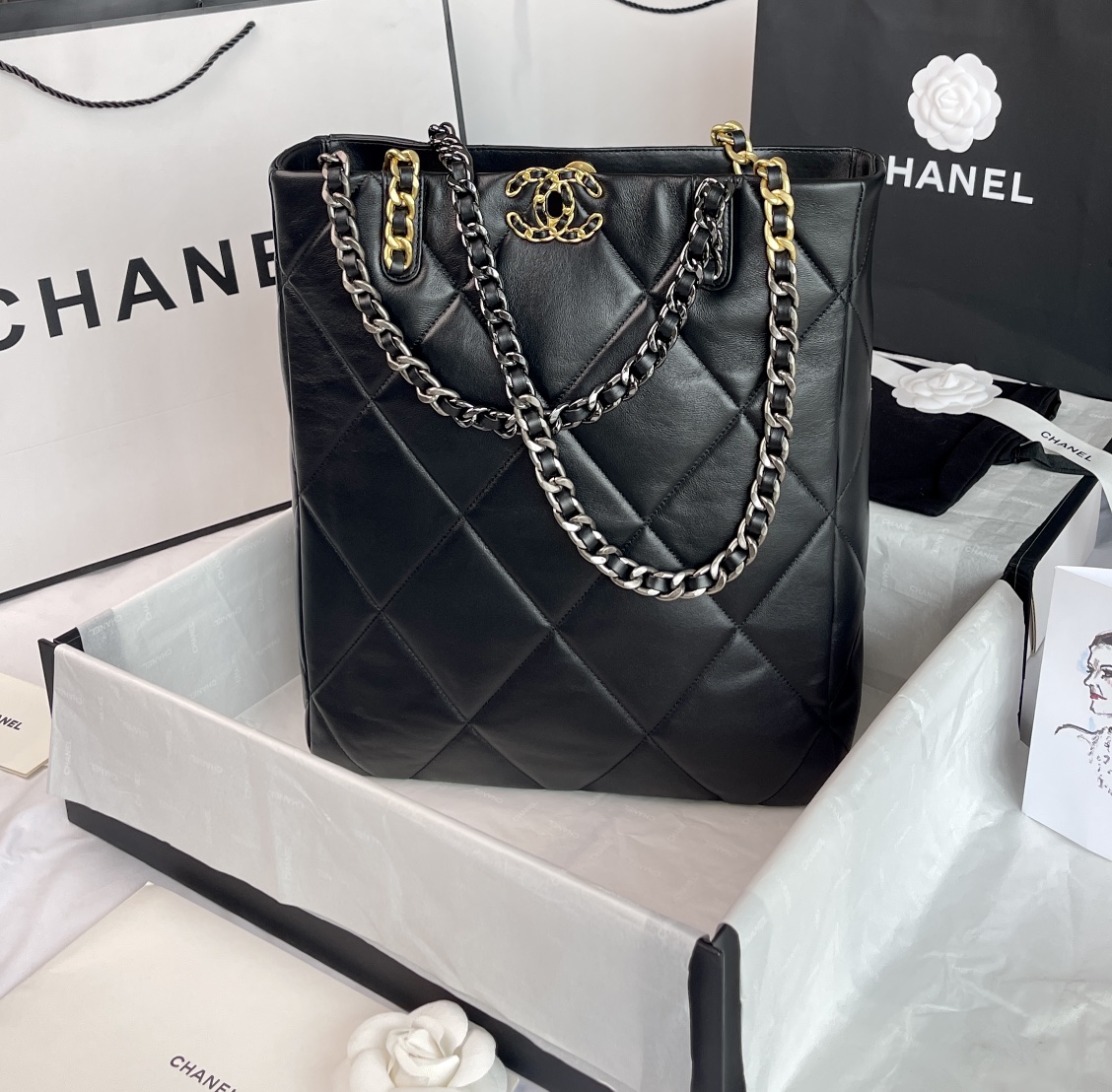 C*hanel Top Bag 30*37*10CM