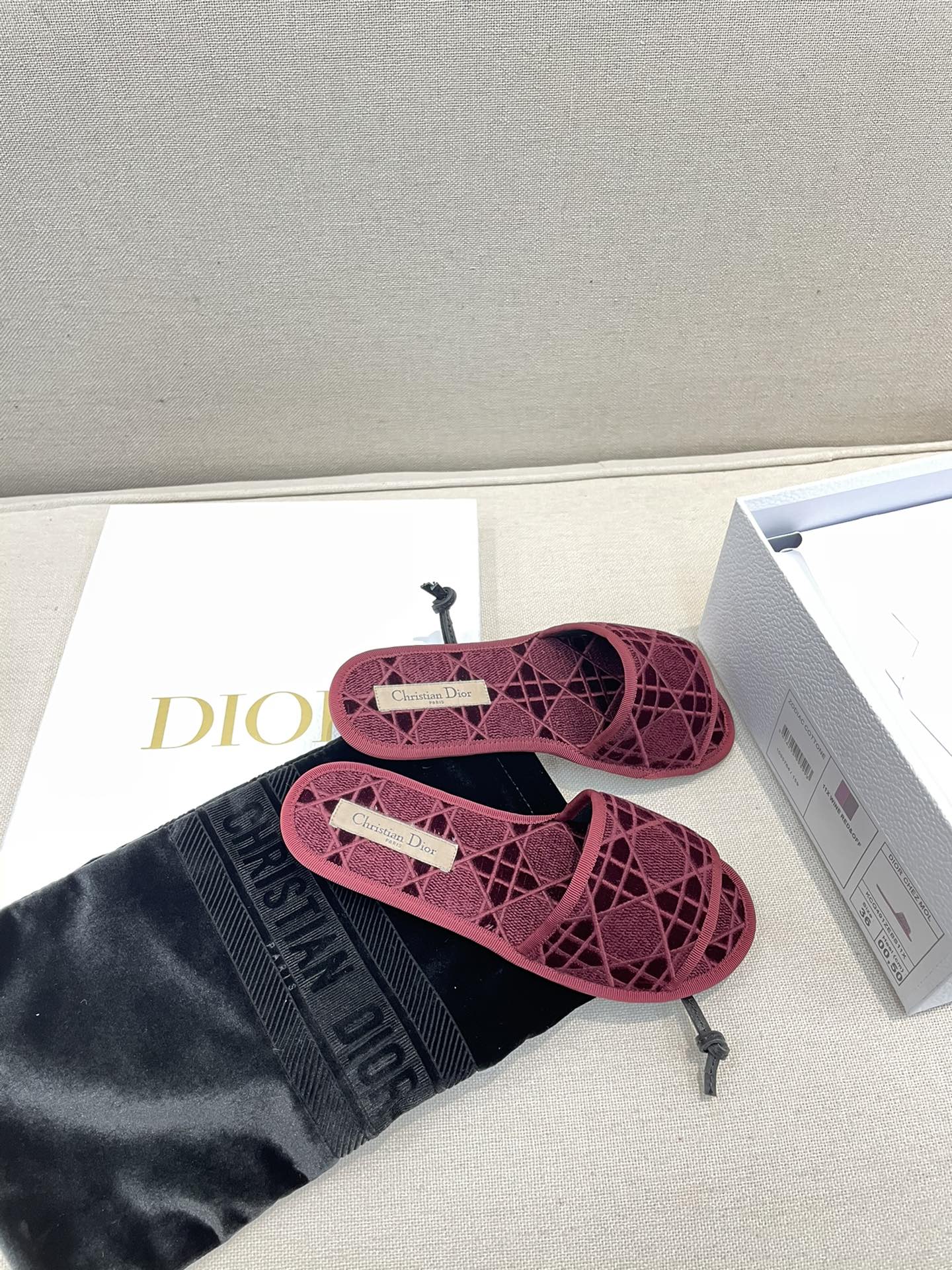 Women D*ior Top Sandals