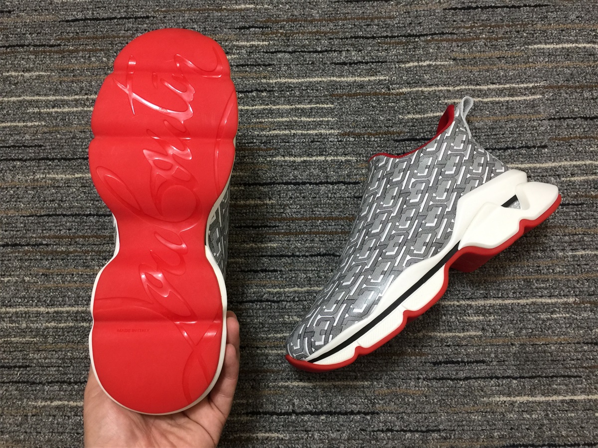 C*ristian L*uboutin Red Runner Sneaker