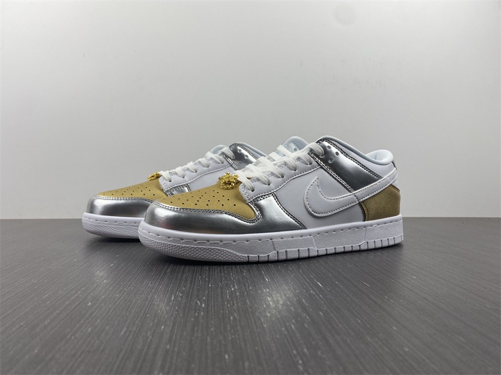 from NIKE DUNK LOW WMNS βMetallicβ DH4403-700