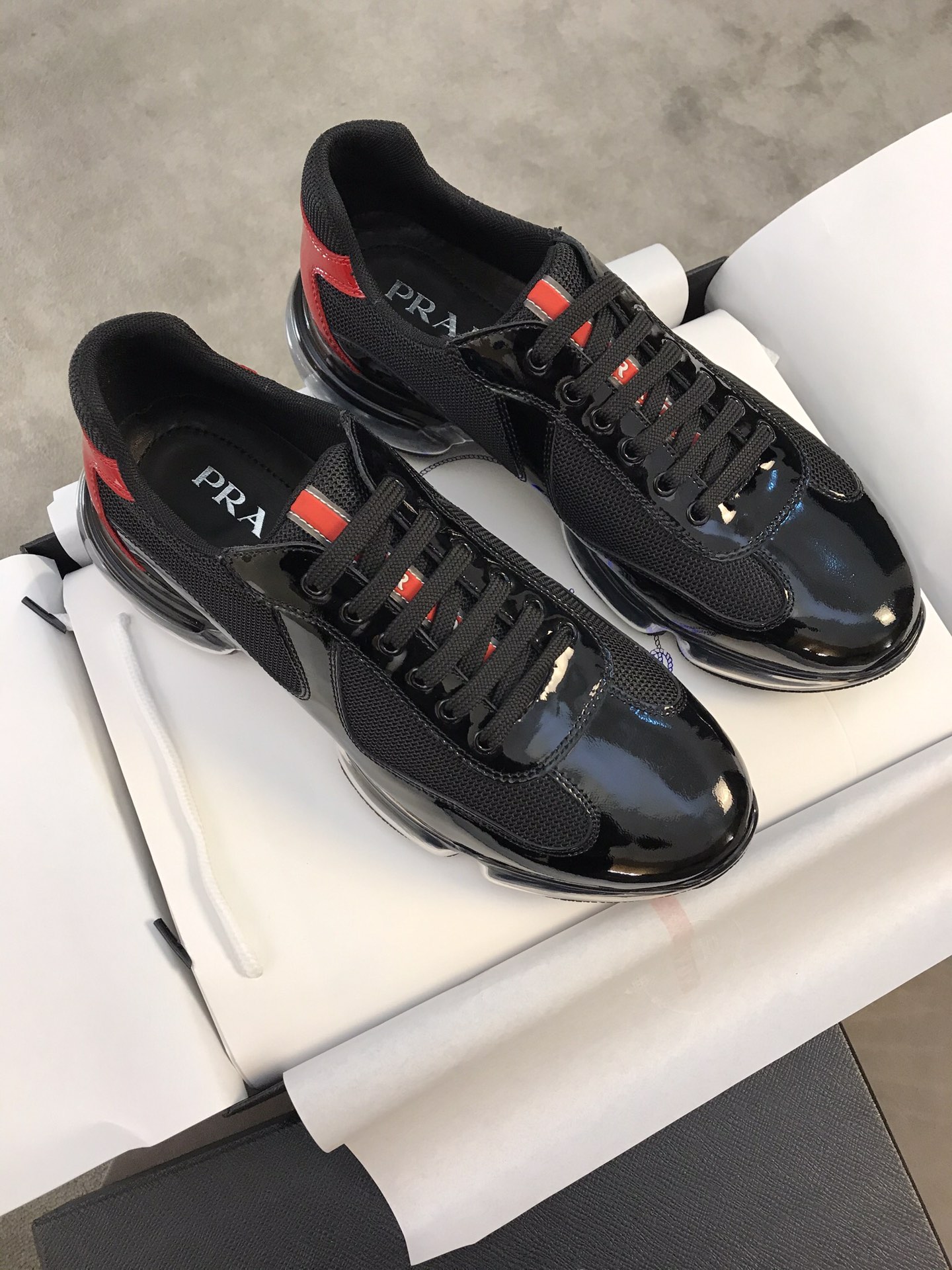 Men P*rada Top Sneaker