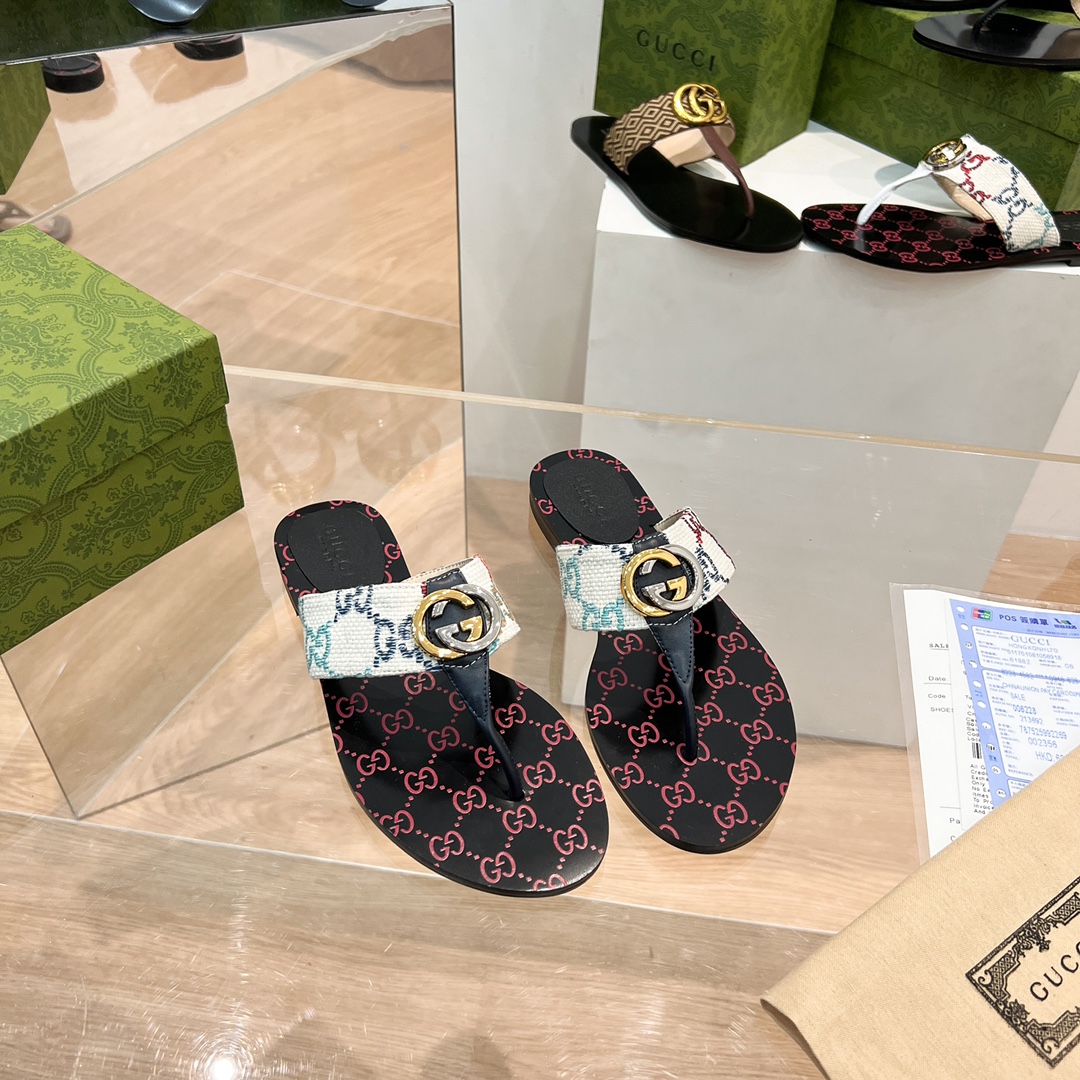 Men Women G*ucci Top Sandals