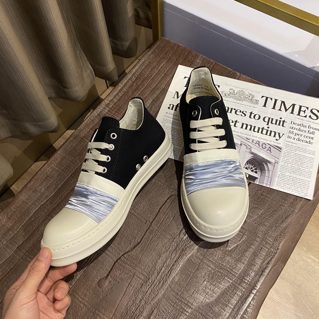 Men Women R*ick O*wens Top Sneaker