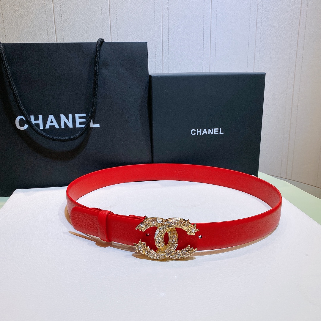 C*hanel Belts Top Quality 30MM