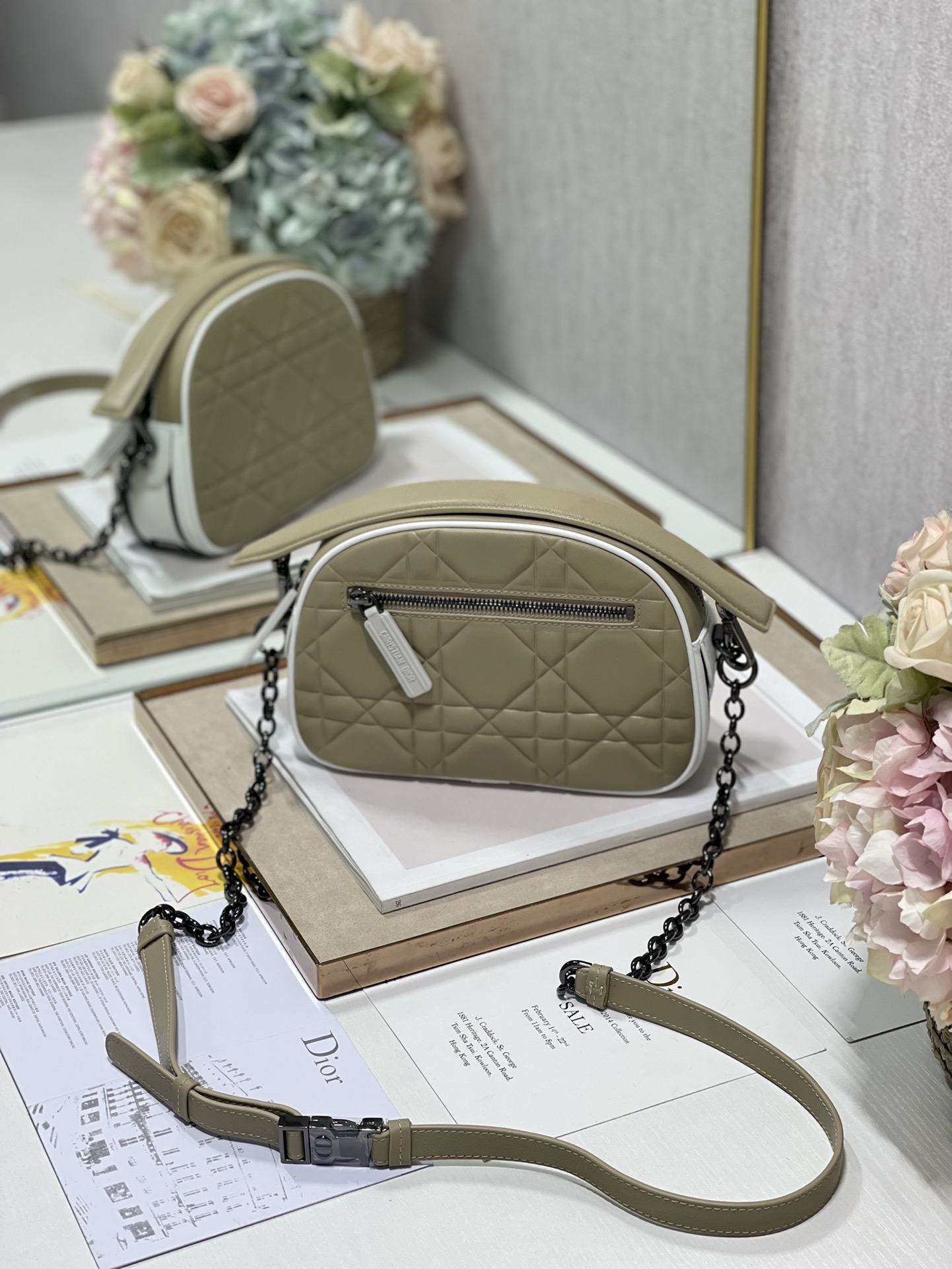 D*ior Bag Top Quality 22*7*15.5CM