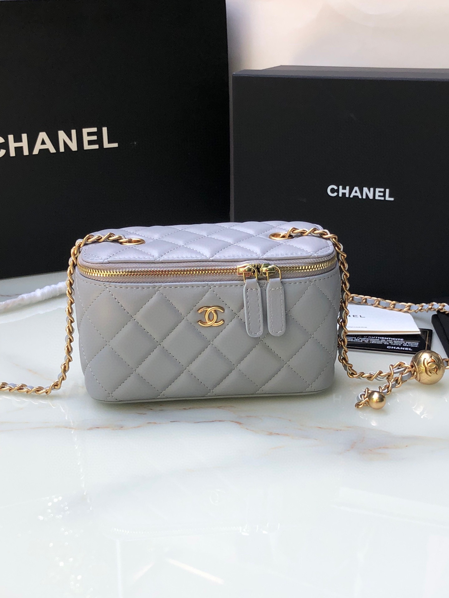 C*hanel Top Bag 17*9.5*8CM