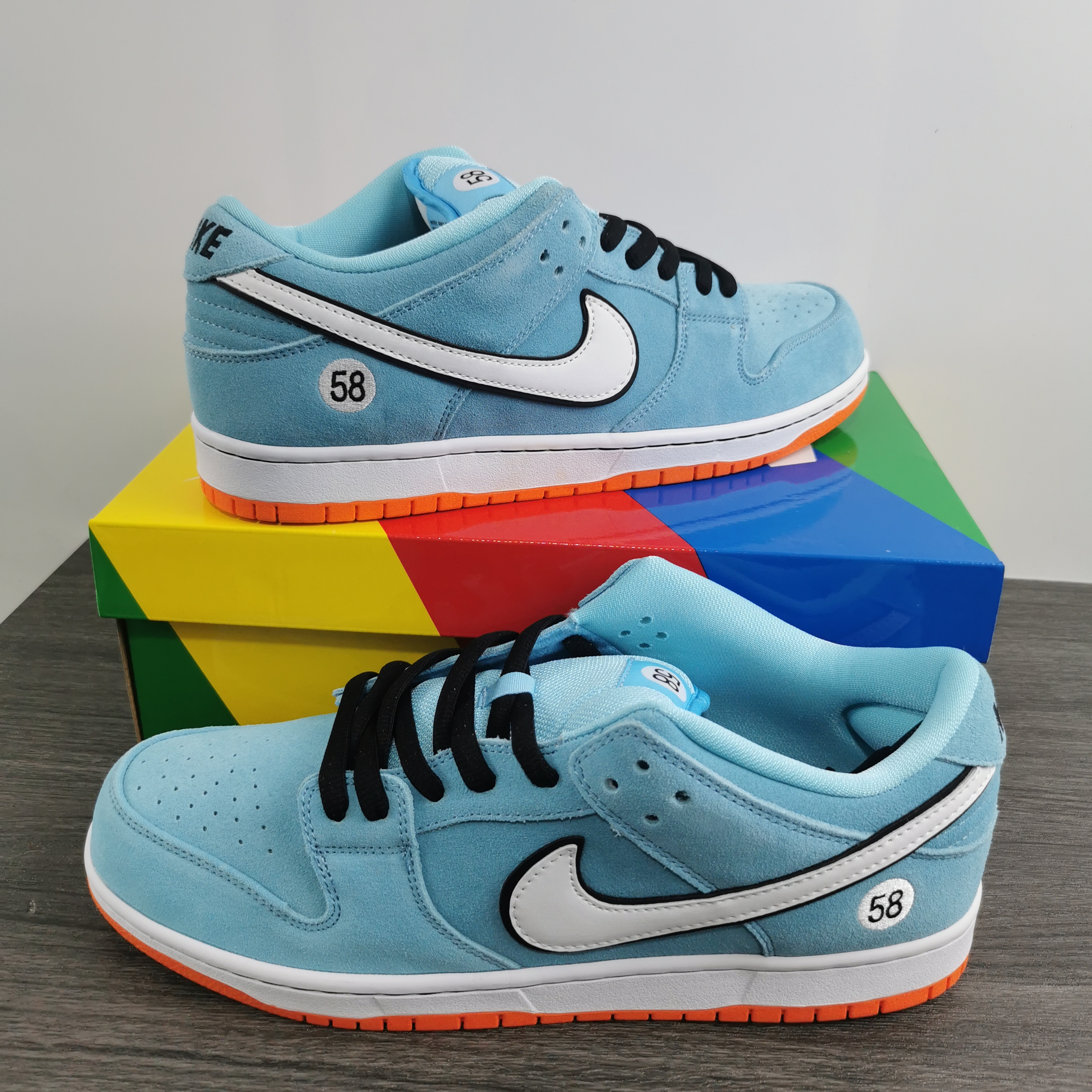 from Nike SB Dunk Low Pro Club 58 Gulf x WE CLUB 58 BQ6817-401