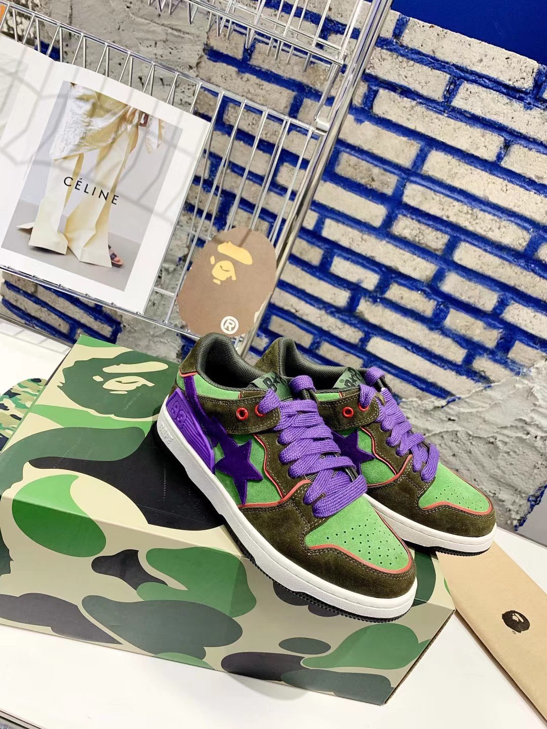 Men Women B*ape Top Sneaker