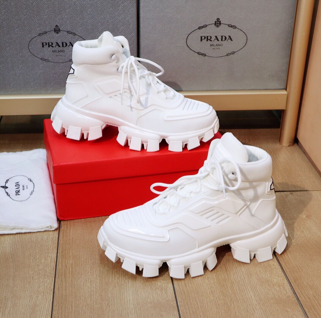 Men Women P*rada Top Sneaker