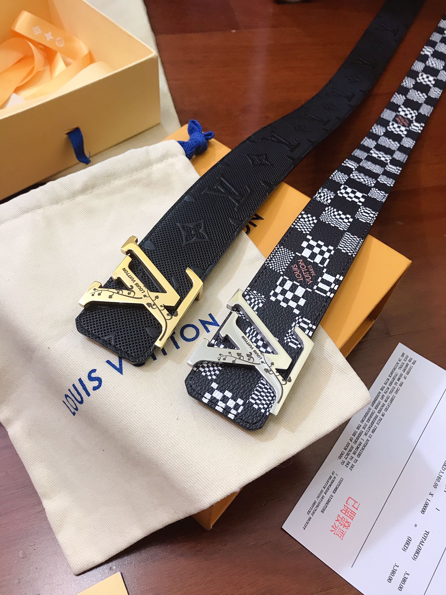 L*ouis V*uitton Belts Top Quality 40MM