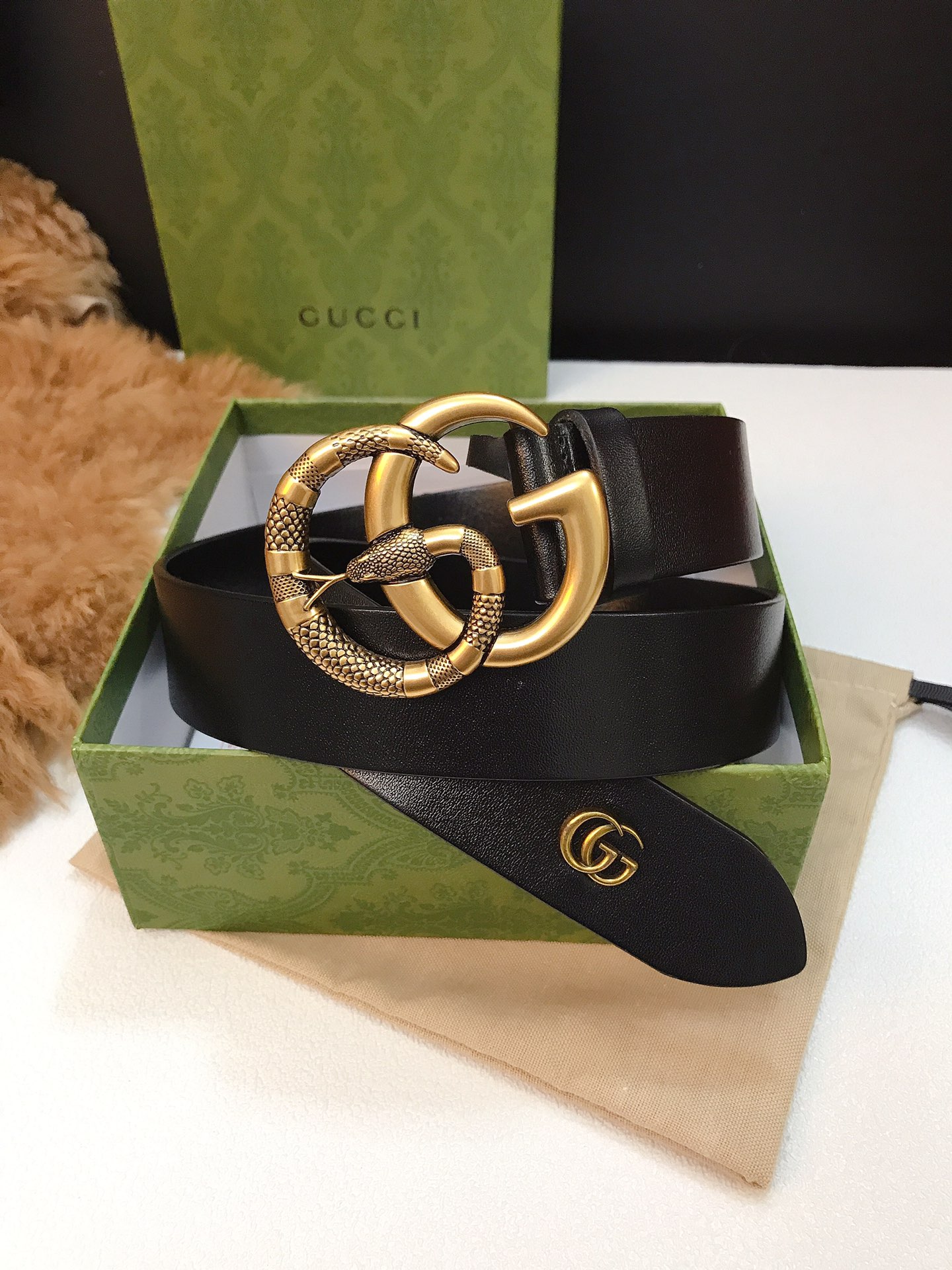 G*ucci Belts Top Quality 38MM