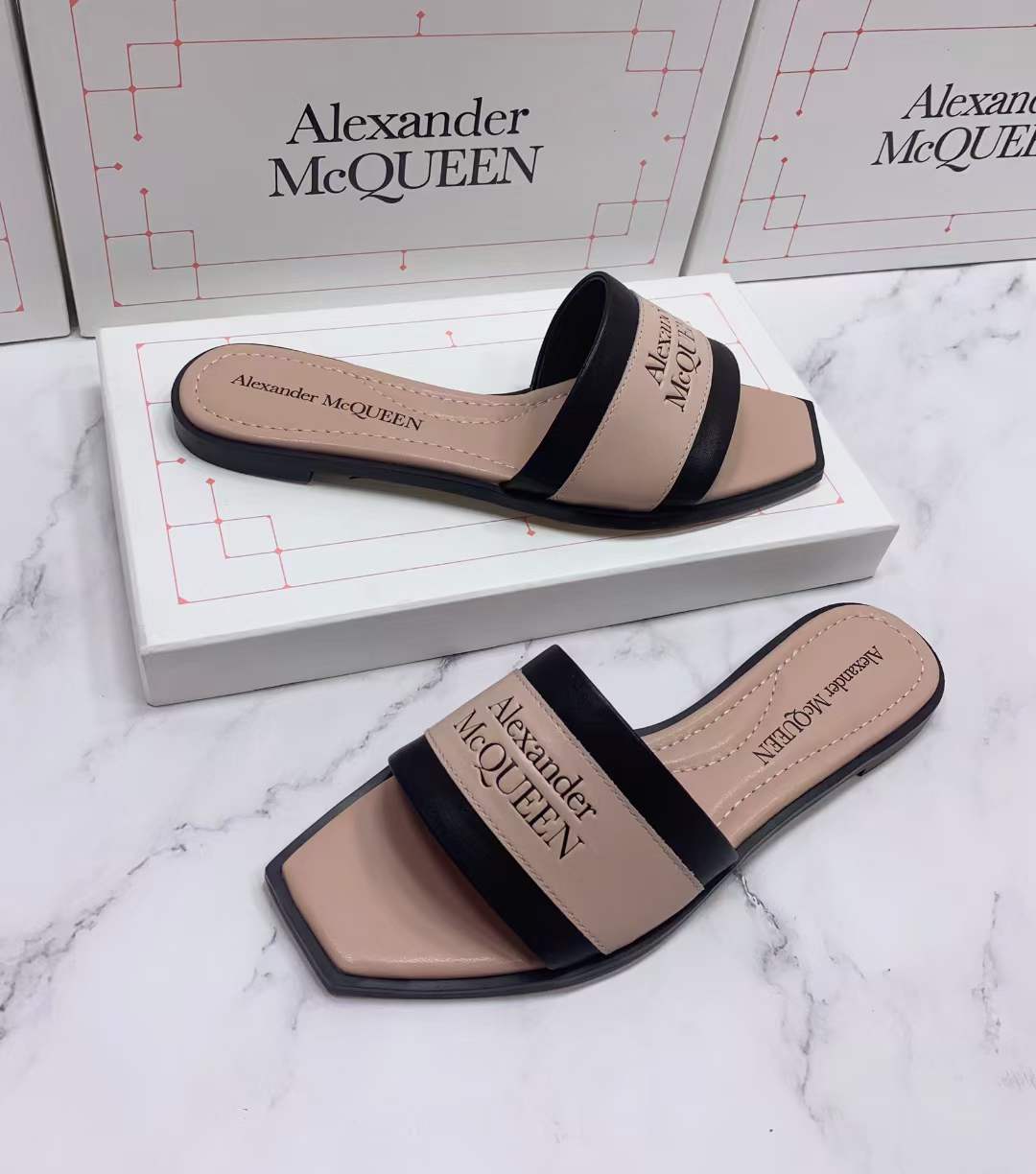 Women A*lexander M*cqueen Top Sandals