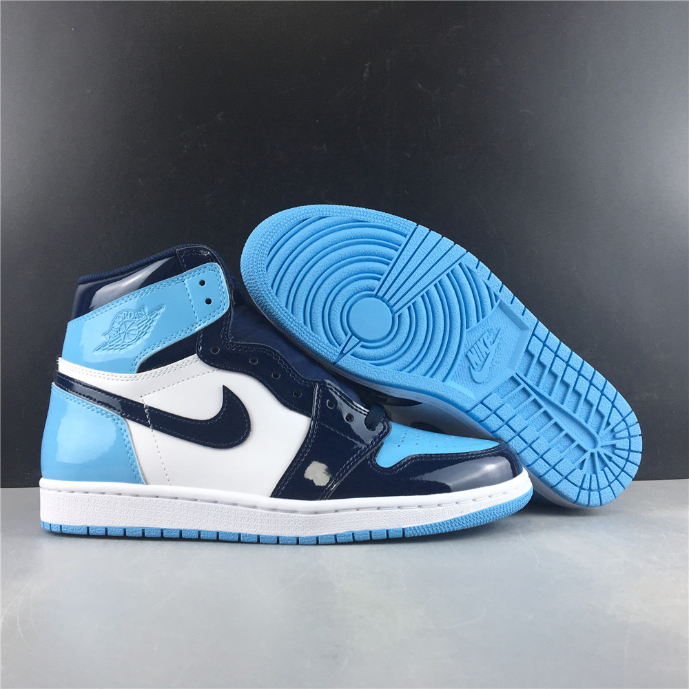 Air Jordan 1 Retro High OG UNC Patent CD0461-401