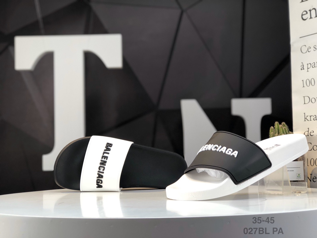 Men Women B*lenciaga Top Sandals