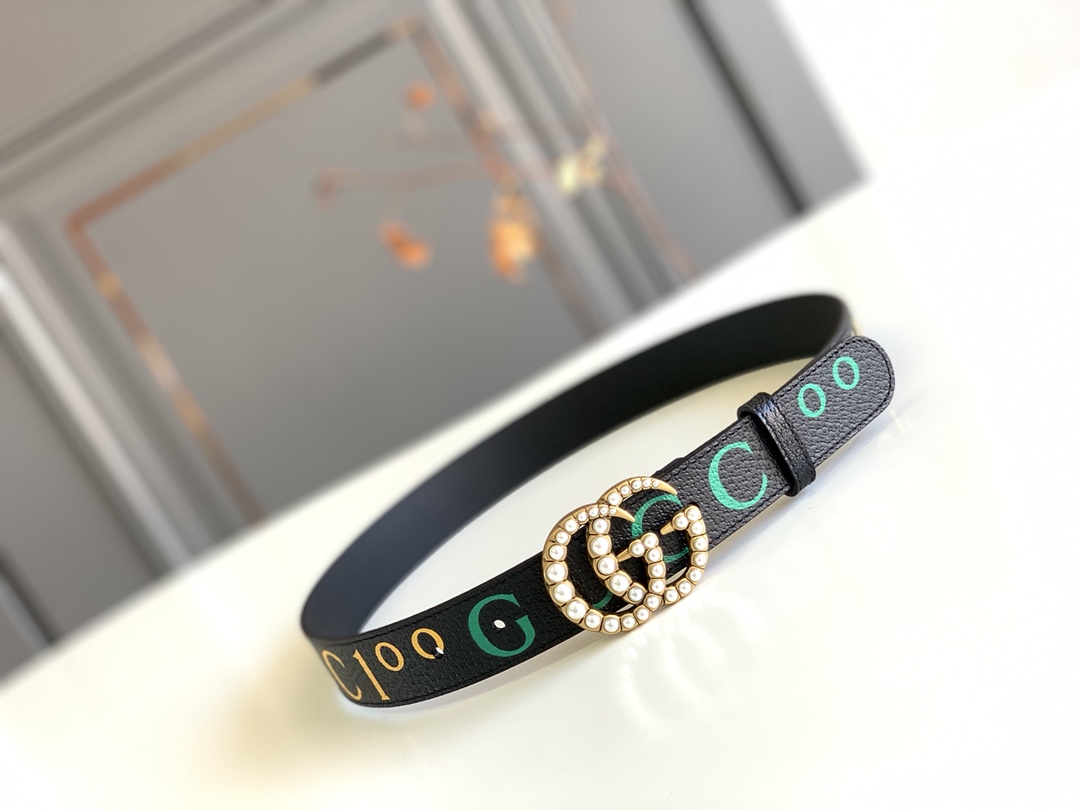 G*ucci Belts Top Quality 30MM
