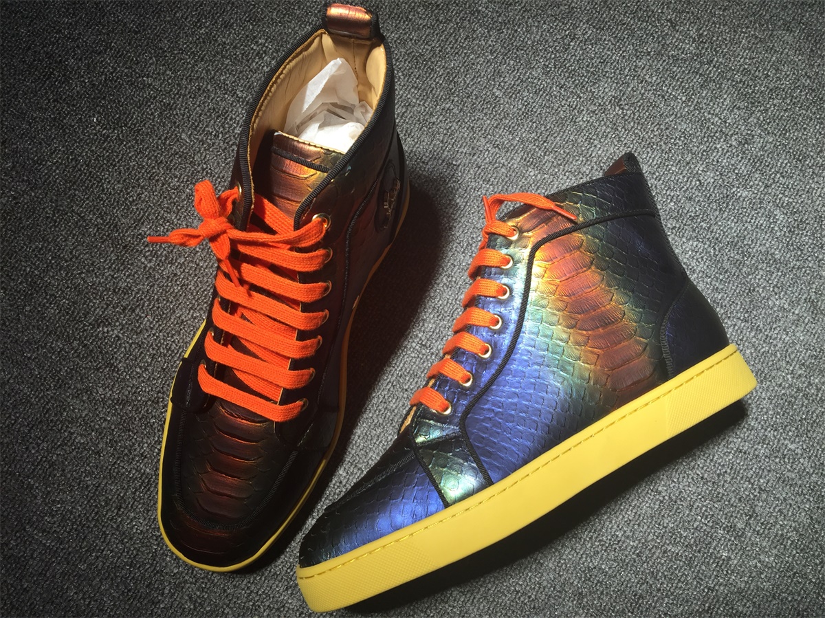 C*ristian L*uboutin Python Sneaker