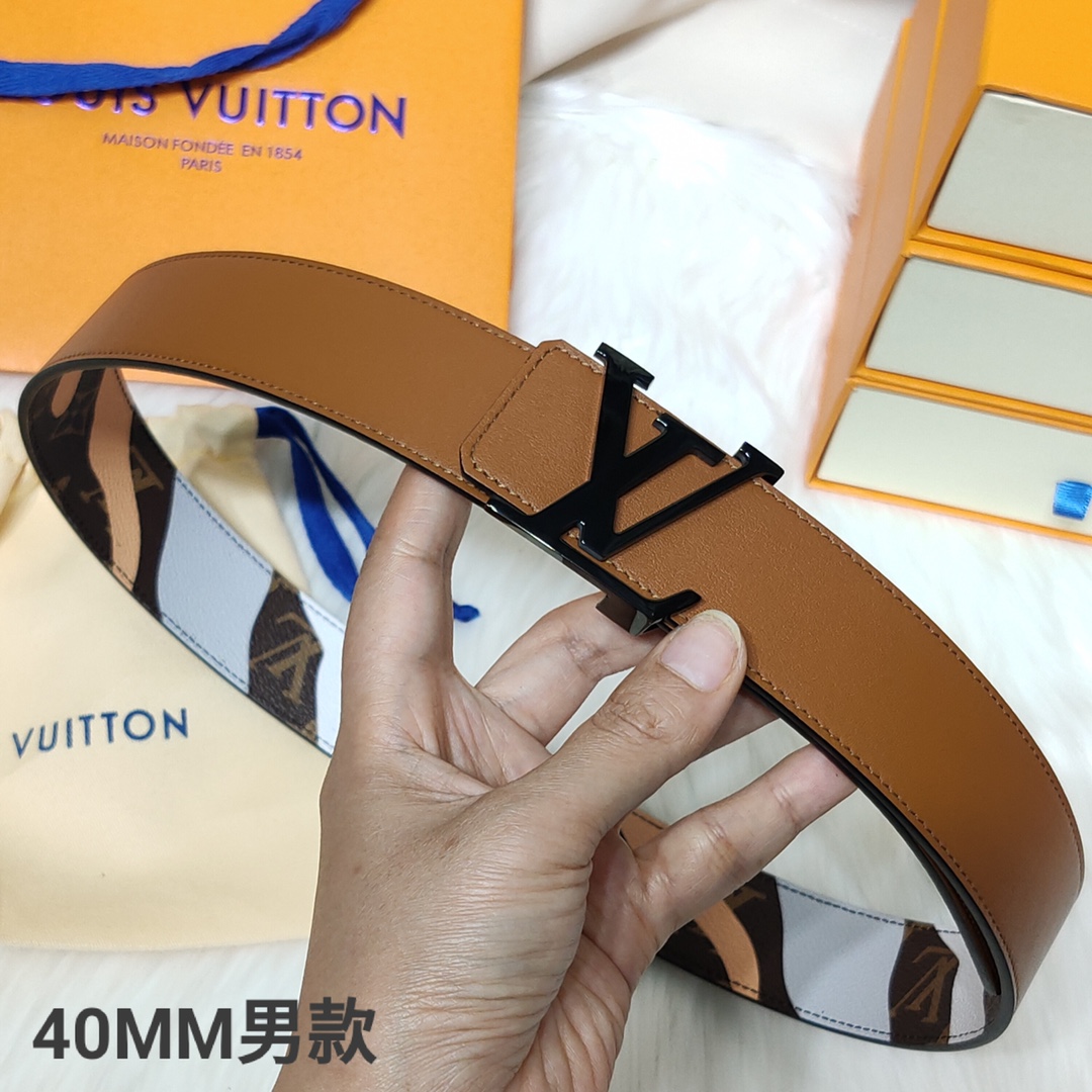 L*ouis V*uitton Belts Top Quality 40MM
