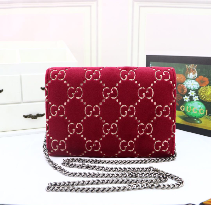 G*ucci Bag Top Quality 20*13.5*4CM