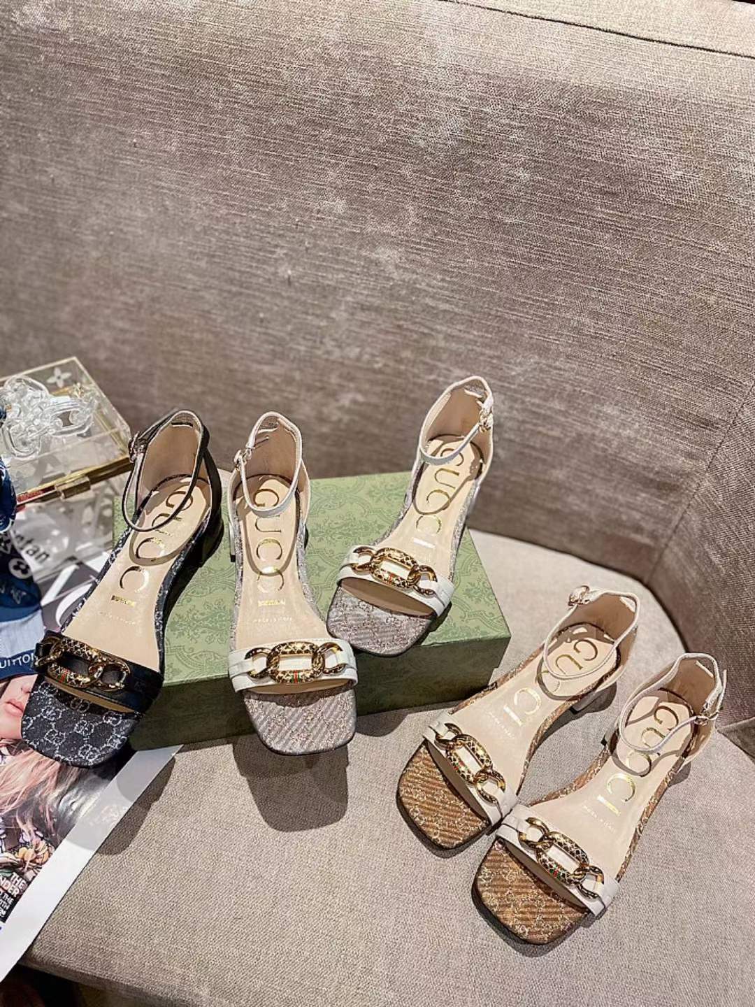 Women G*ucci Top Sandals