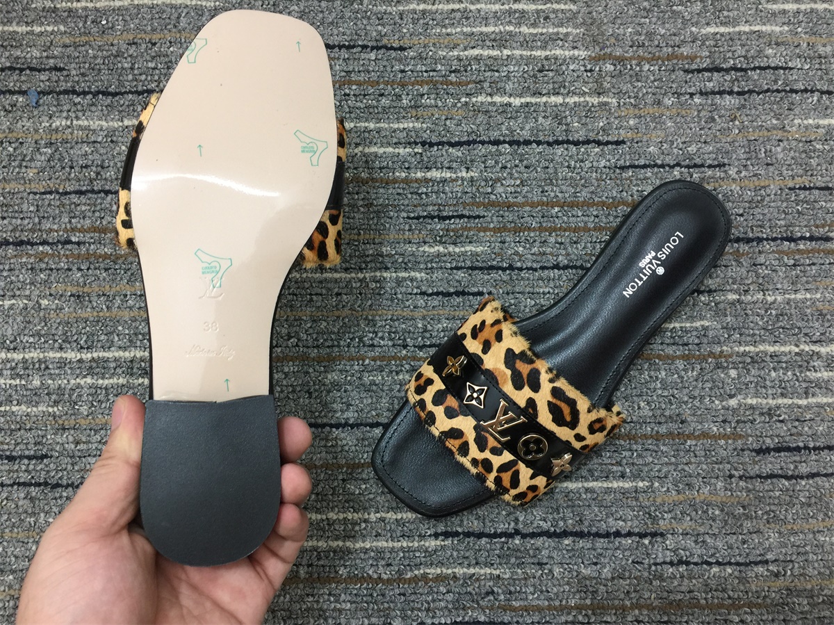 Women L*ouis V*uitton Top Slippers