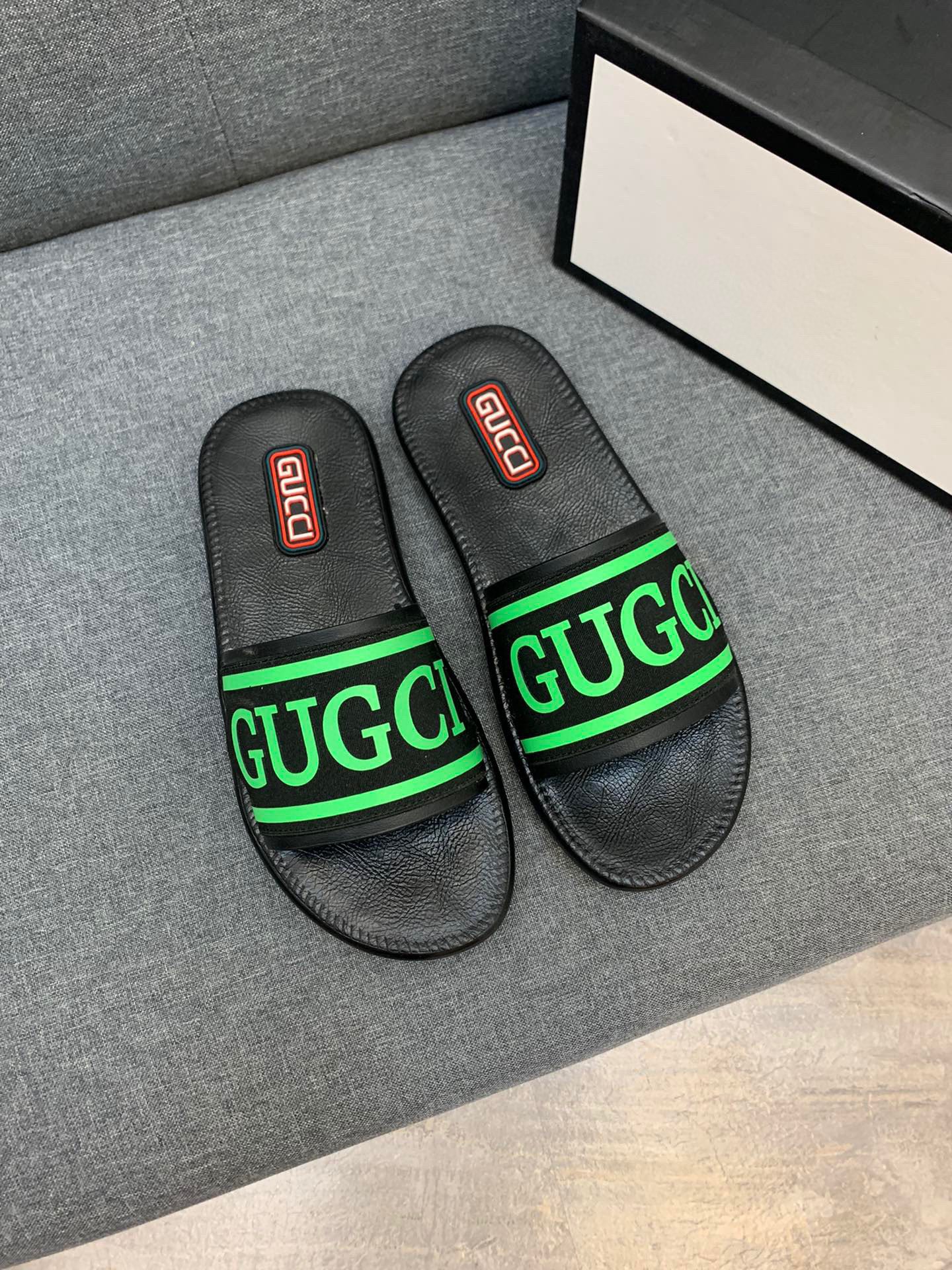 Men G*cci Sandals Top Version