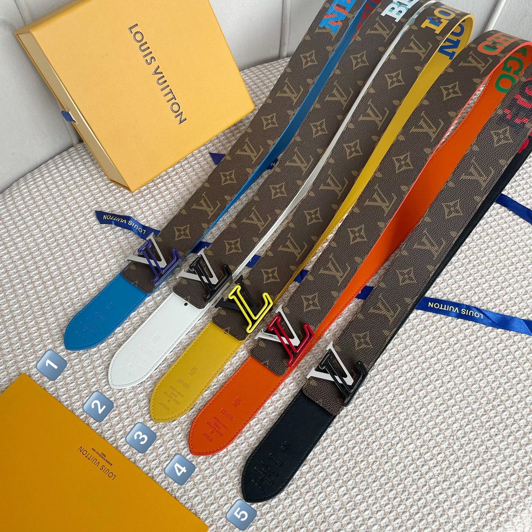 L*ouis V*uitton Belts Top Quality 40MM