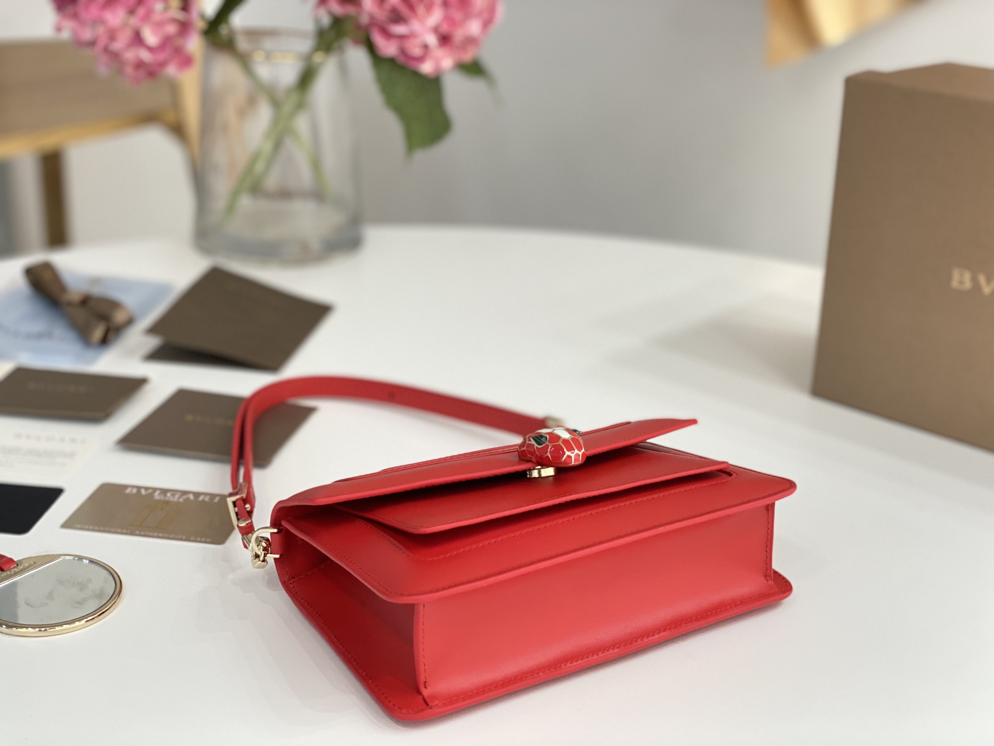 B*vlgari Bag Top Quality 22*15*4.5CM