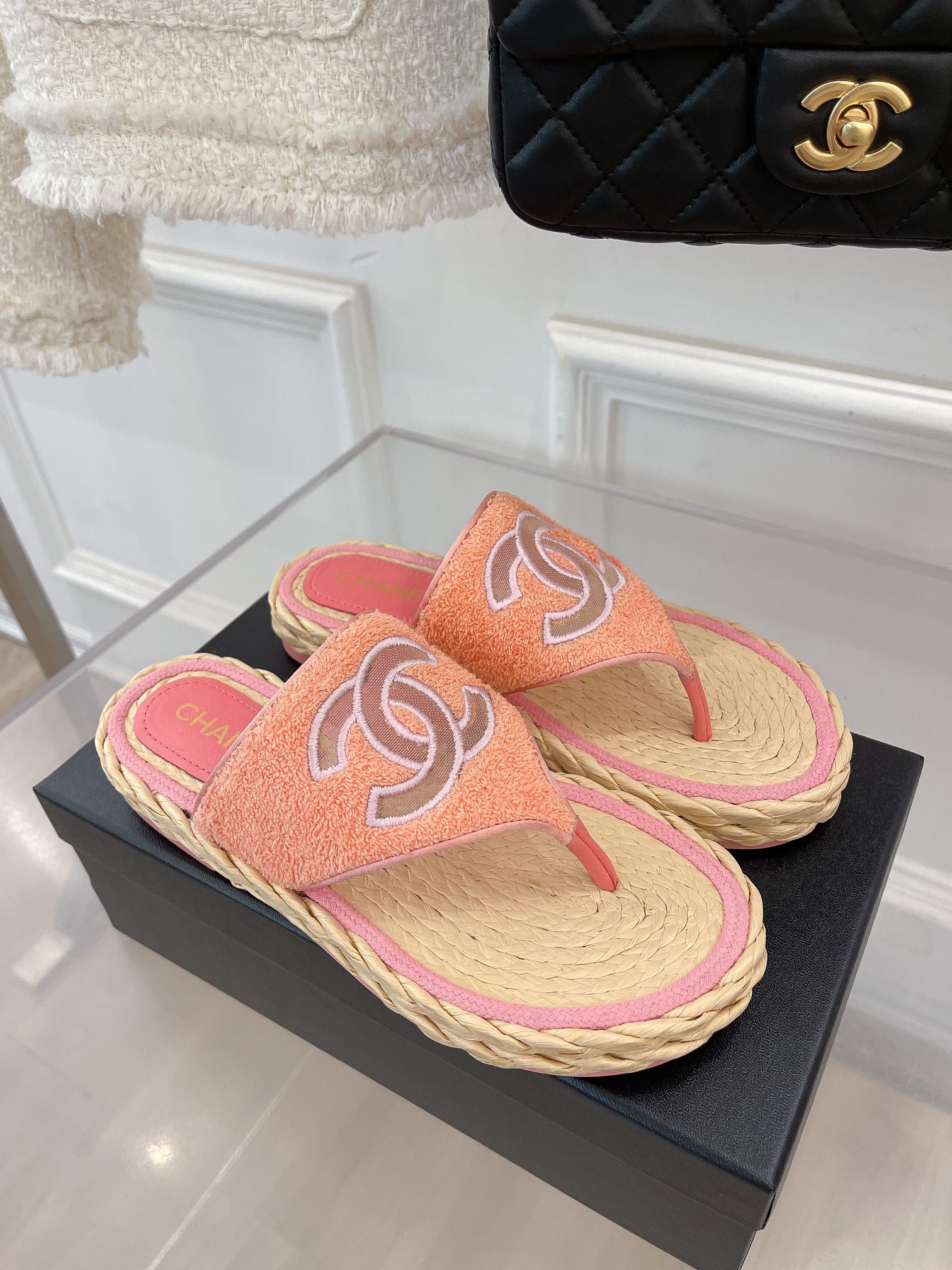 Women C*hanel Top Sandals