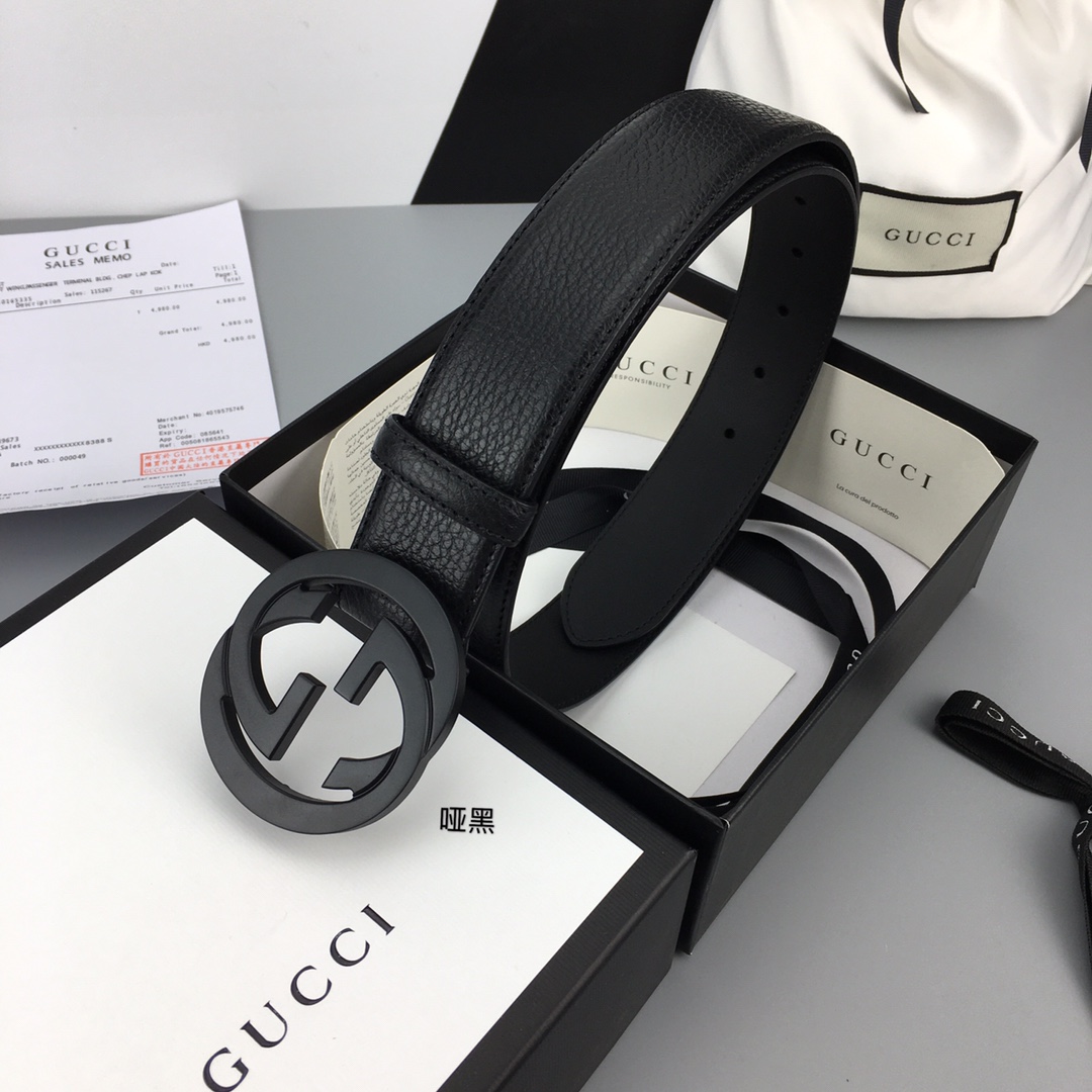 G*ucci Belts Top Version 4.0 cm