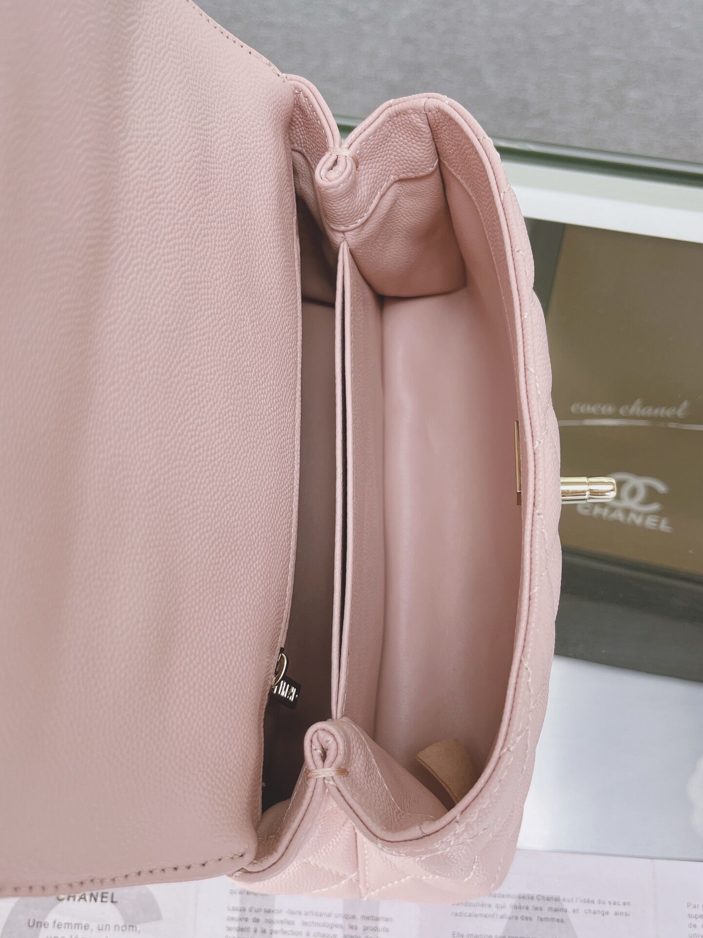 C*hanel Top Bag 14*24*10CM