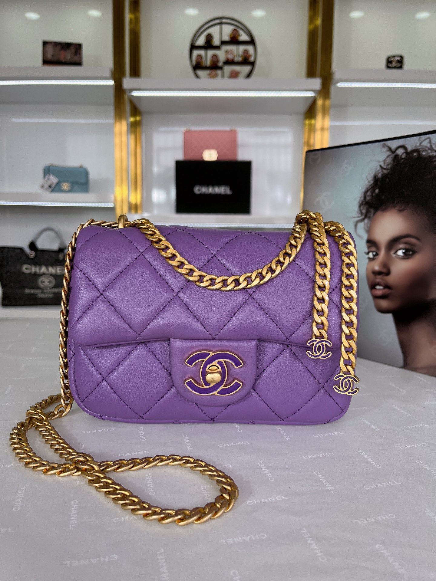 C*hanel Bag Top Quality 18.5*14*5*cm