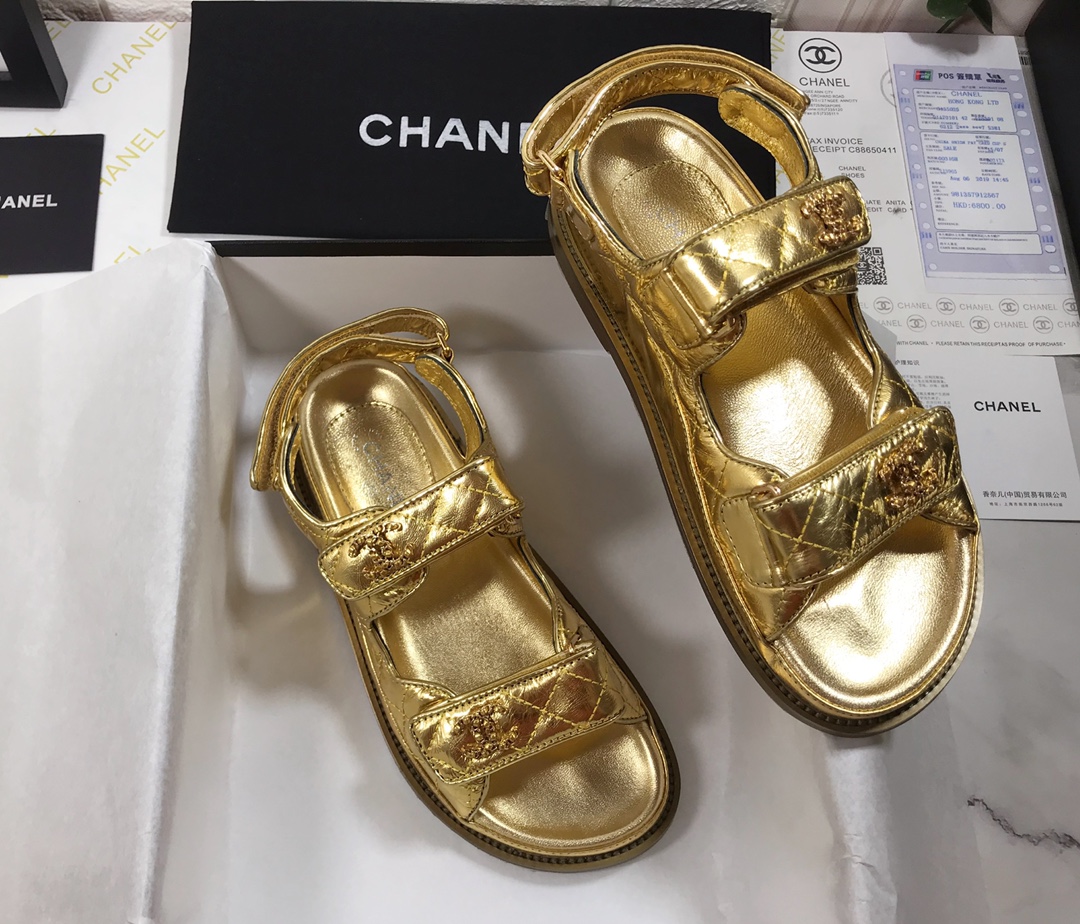 Women C*hanel Top Sandals