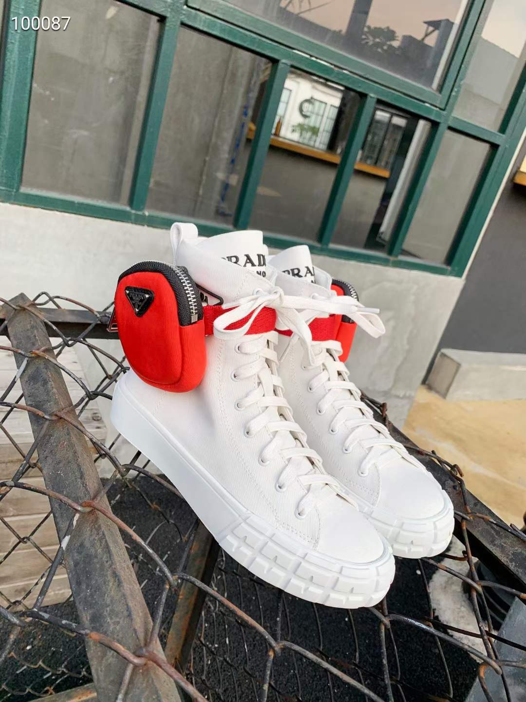 Women P*rada Top Sneaker