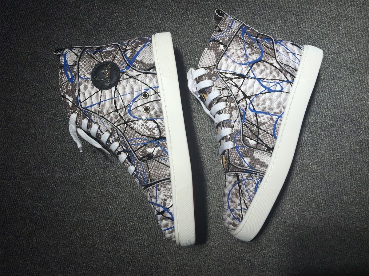 C*ristian L*uboutin Python Sneaker
