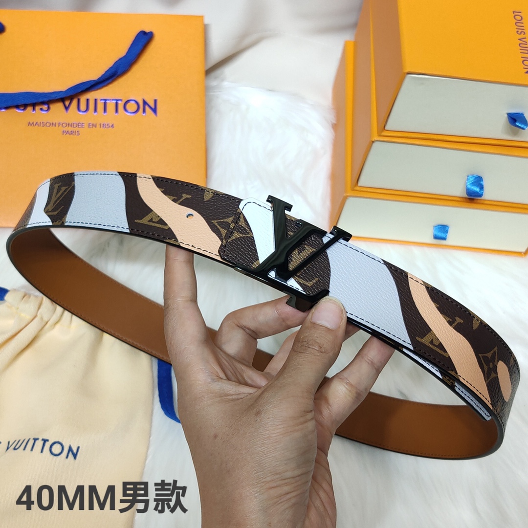 L*ouis V*uitton Belts Top Quality 40MM