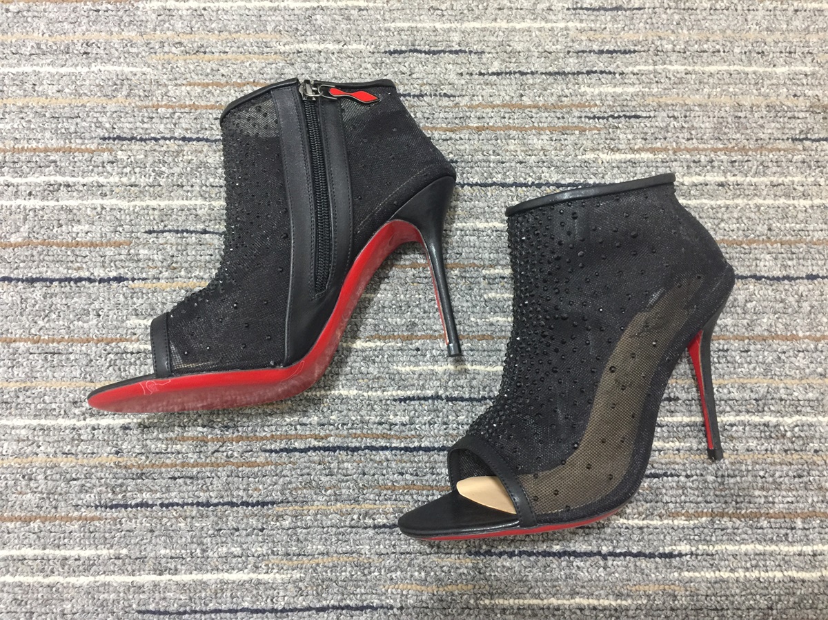 Women C*hristian L*ouboutin Top Boot