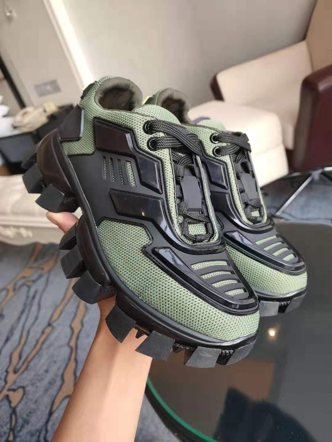 Men Women P*rada Top Sneaker