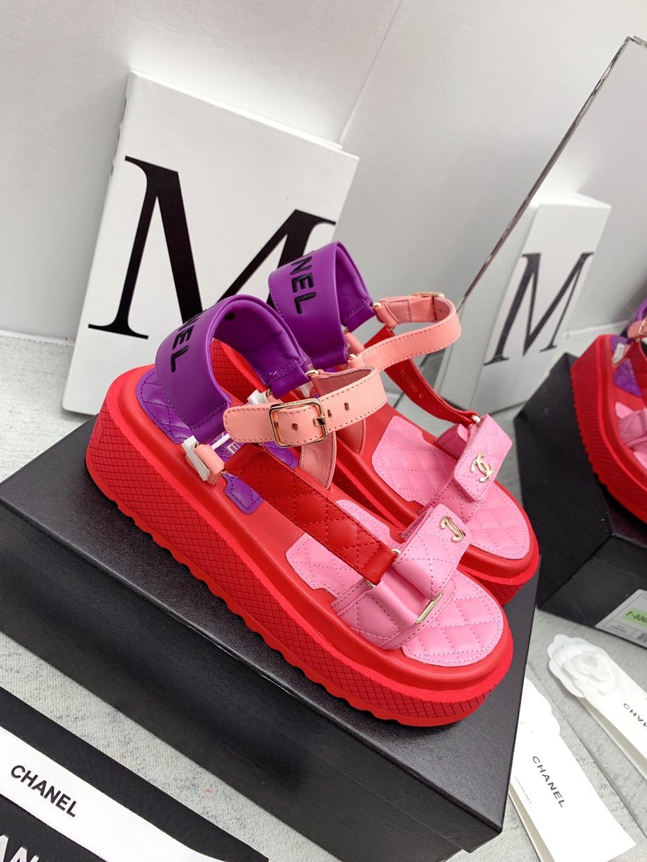 Women C*hanel Top Sandals