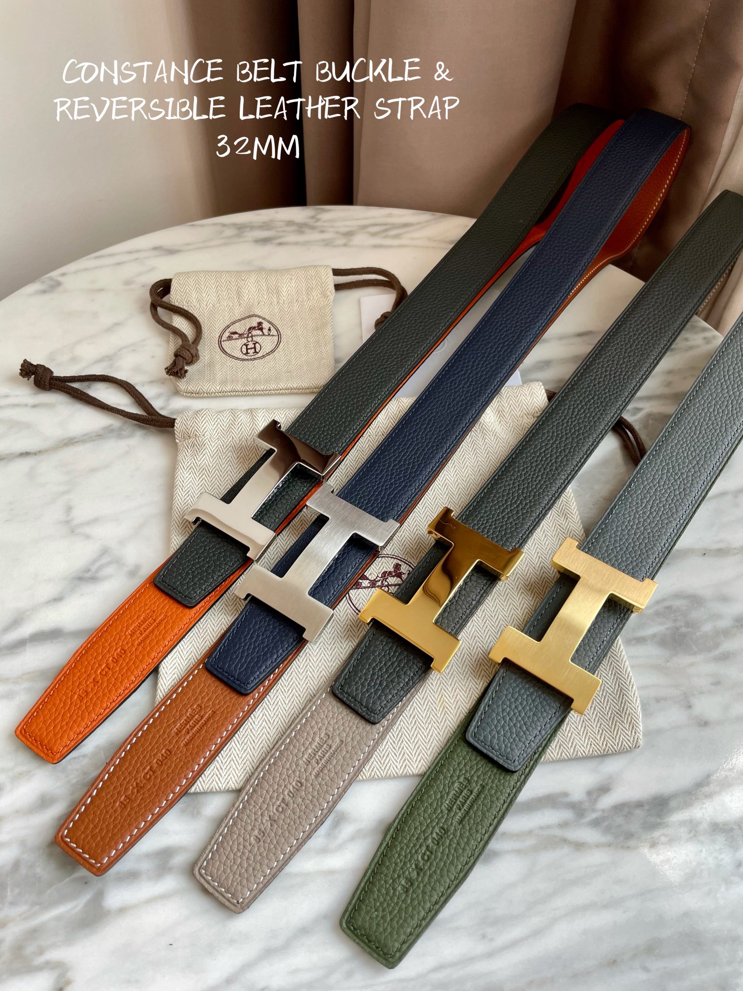 H*ermes Belts Top Quality 32mm