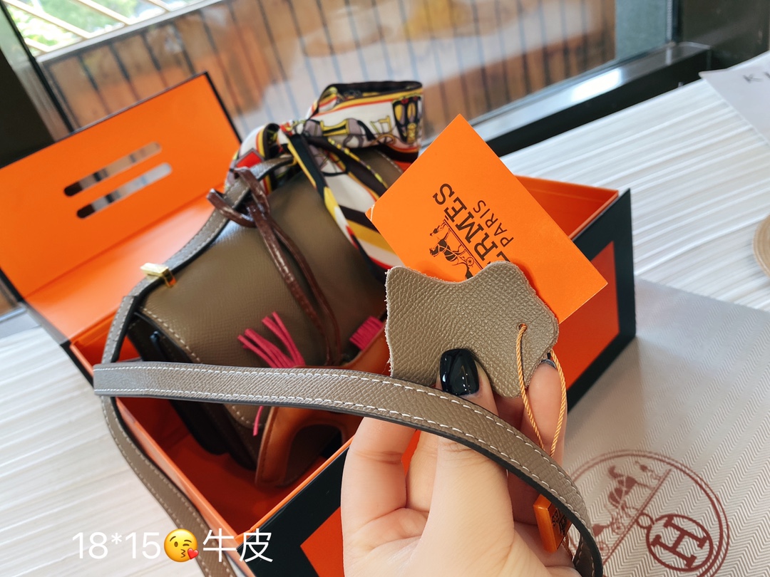 H*ermes Top Bag 18*15CM