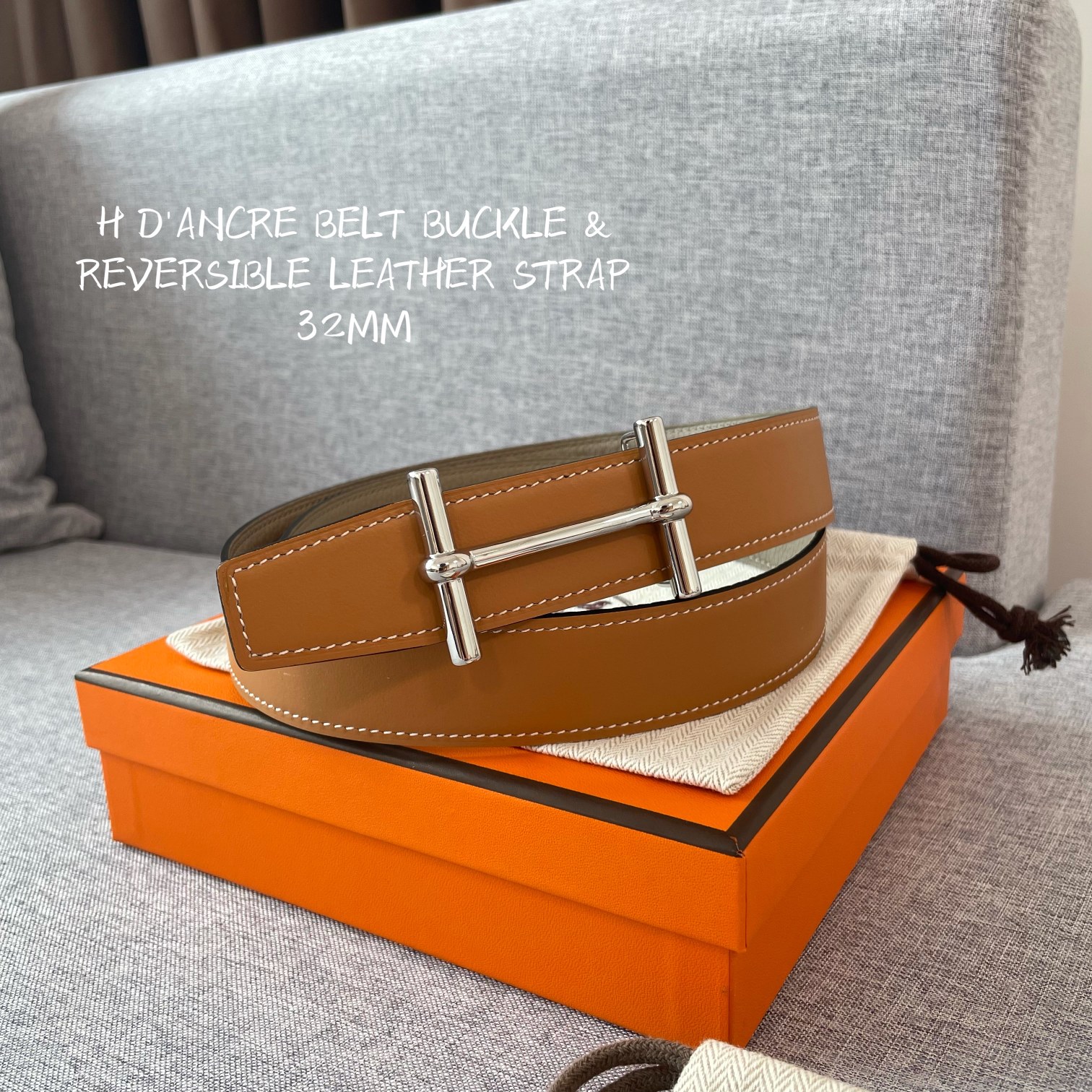 H*ermes Belts Top Quality 3.2CM