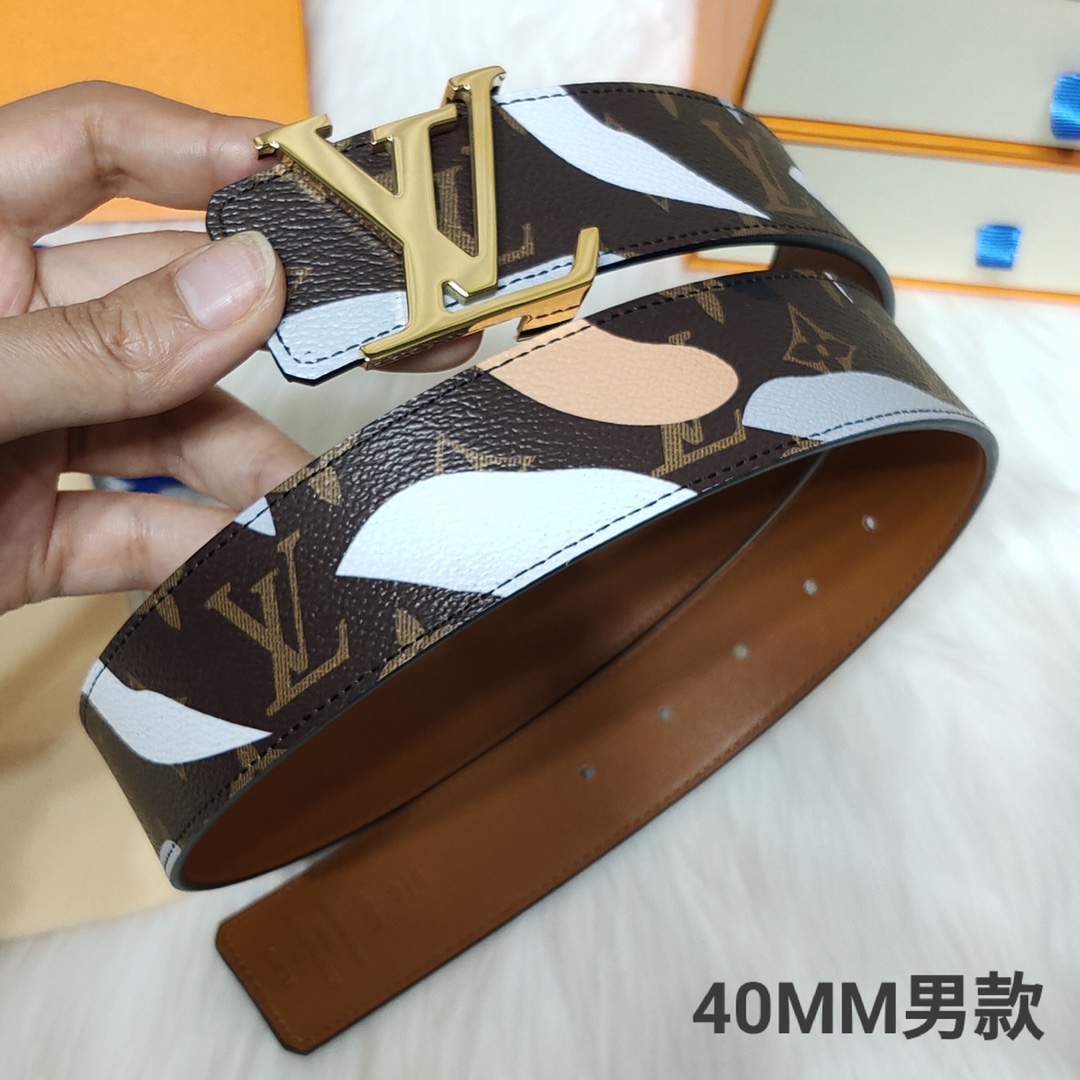 L*ouis V*uitton Belts Top Quality 40MM