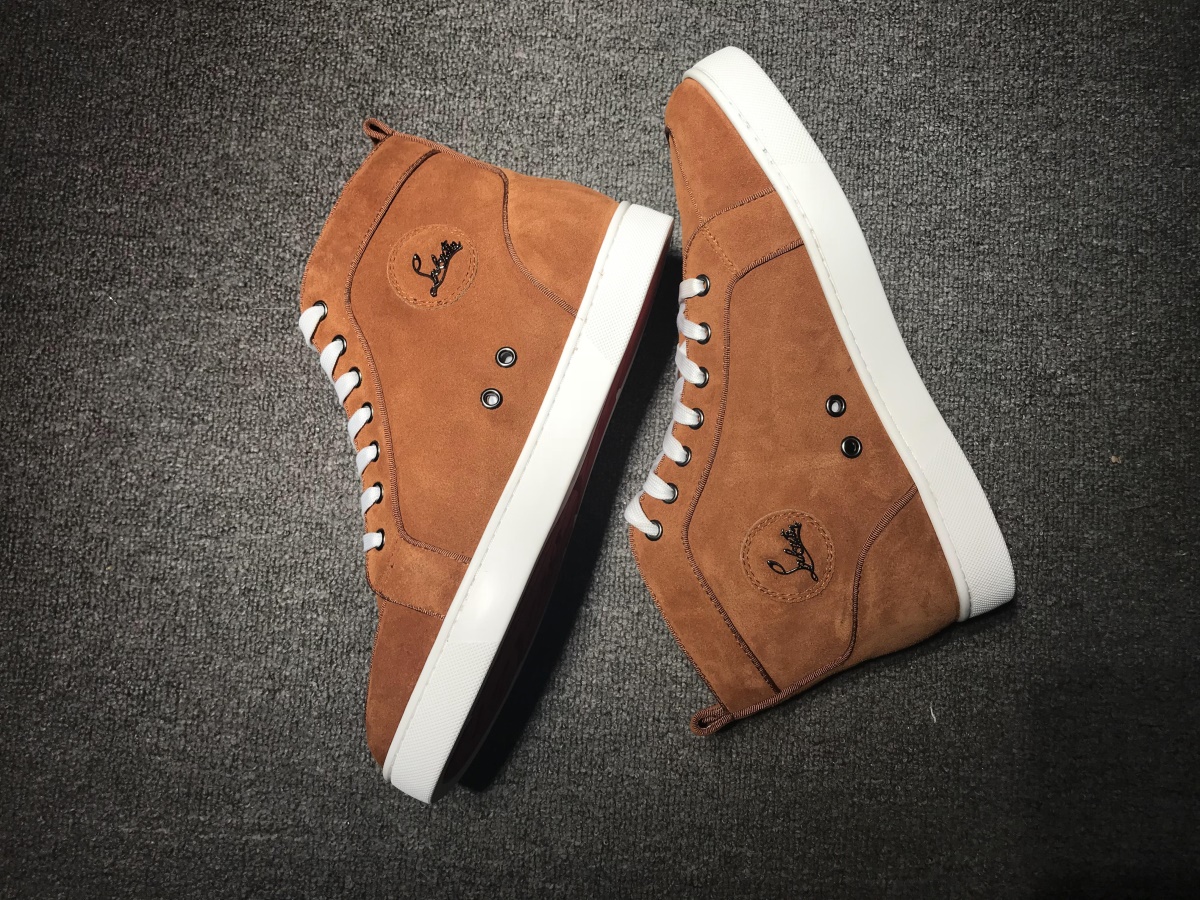 C*ristian L*uboutin Suede Leather Sneaker