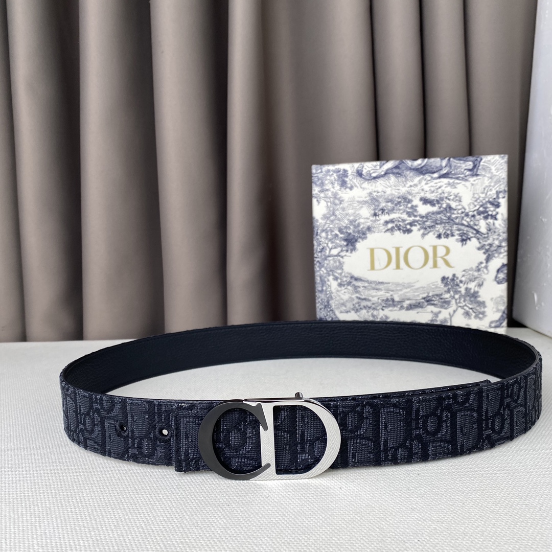D*ior Belts Top Quality 35MM
