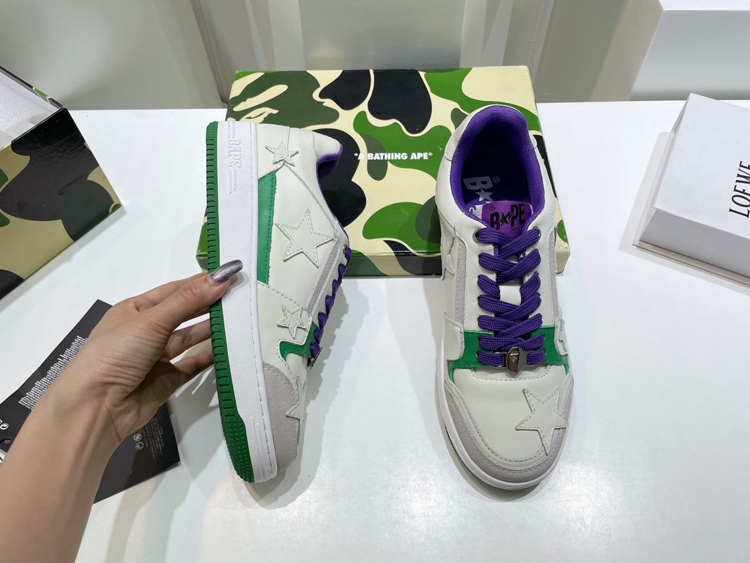 Men Women B*ape Top Sneaker