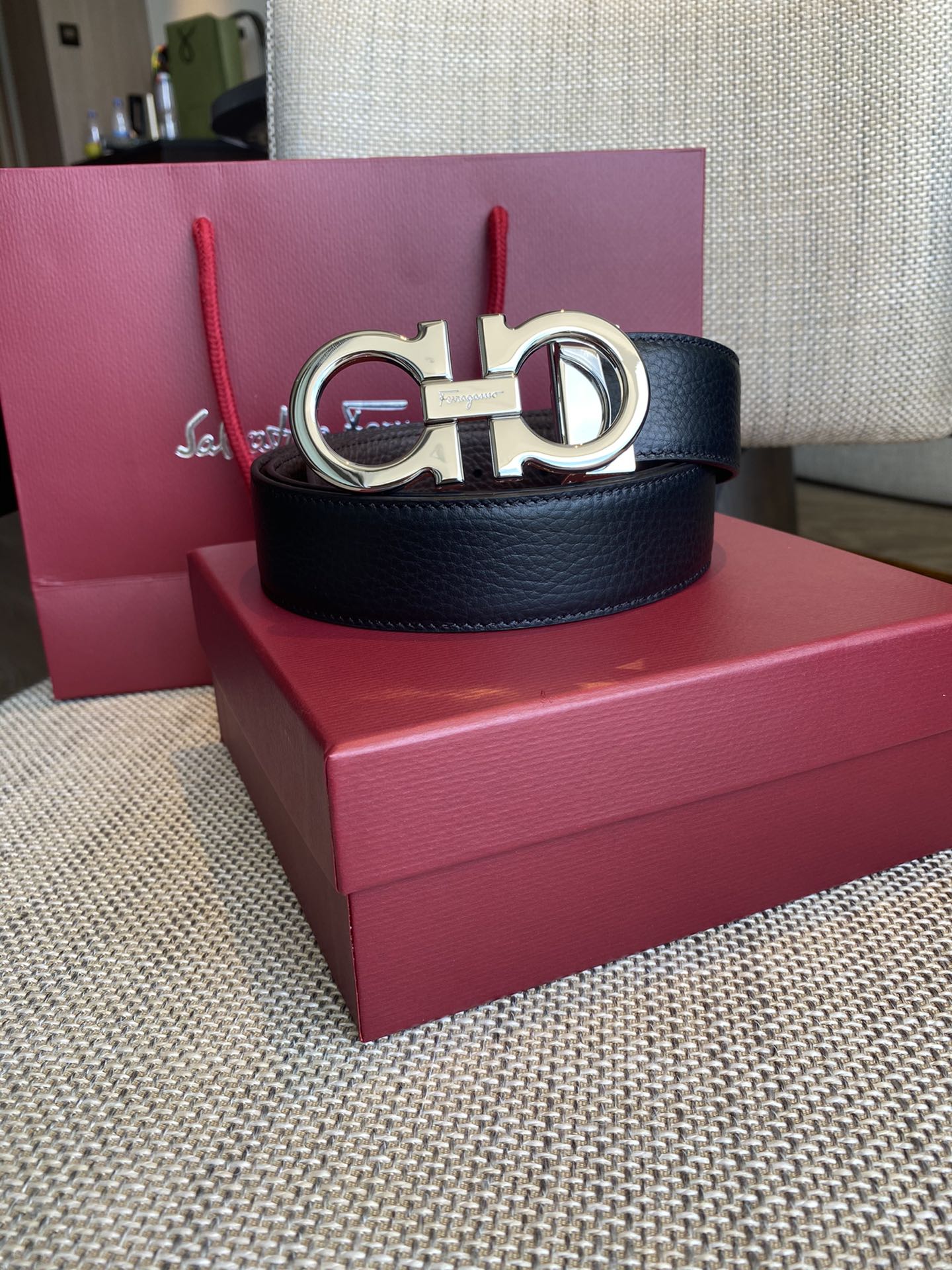 F*erragamo Belts Top Quality 3.5 CM