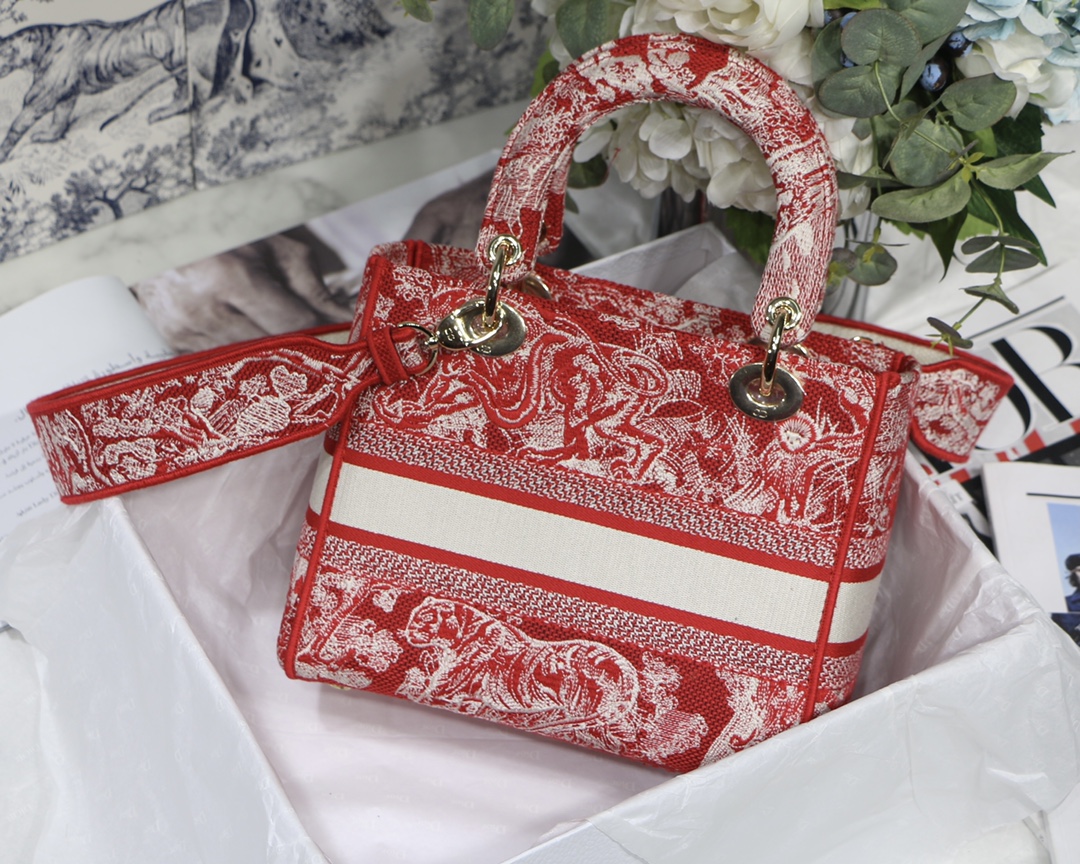 D*ior Top Bag 24*11*20cm