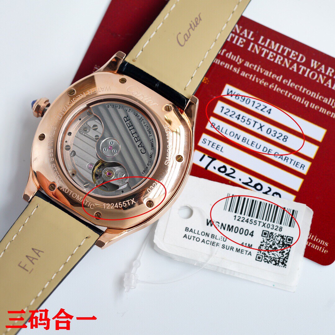 C*artier Watches Top Quality 41*40*12MM