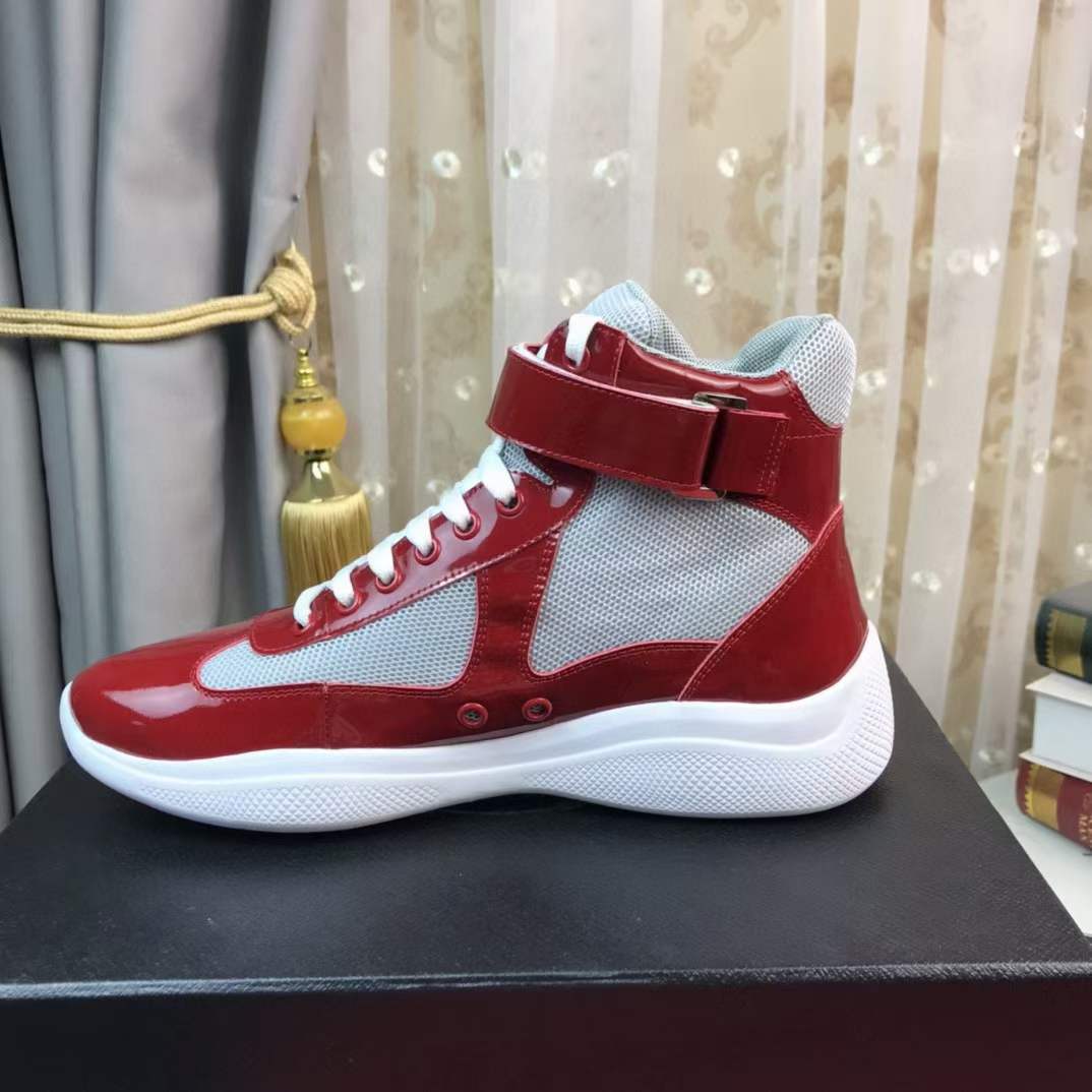 Men P*rada Top Sneakers
